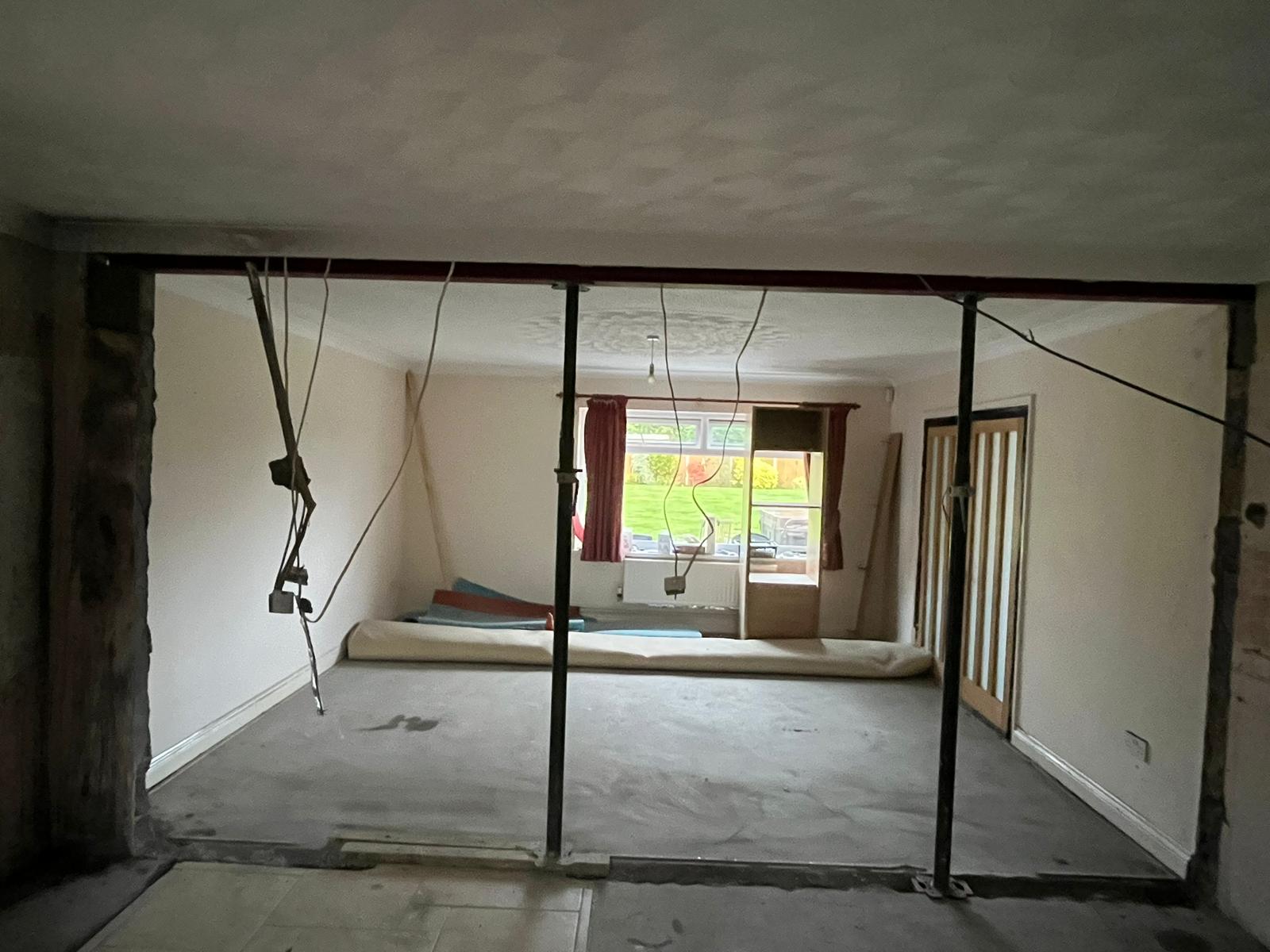 Load bearing wall removal in Medway