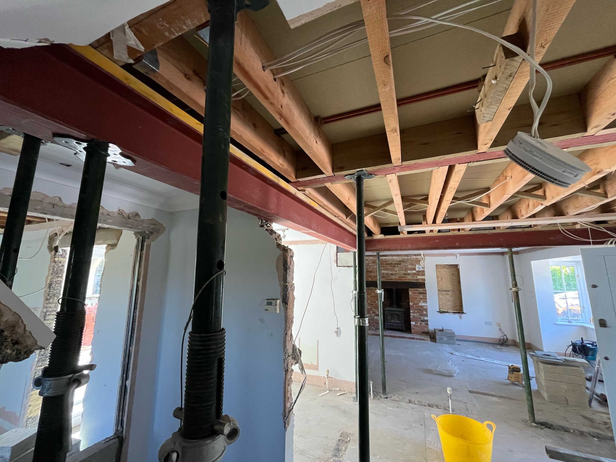 Steel Beam Installation In Faversham